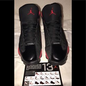 Jordan Retro 13 “Bred Black True Red “
